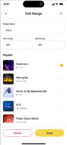 Edit range